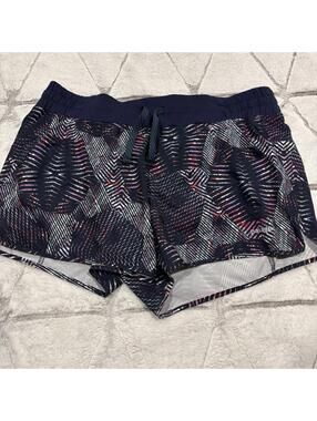 Patagonia Women’s M Nine Trails Shorts 4" Pattern Lined Hiking Outdoors Running